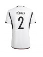 Deutschland Antonio Rudiger #2 Heimtrikot WM 2022 Kurzarm